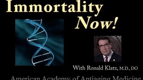 Immortality Now - Dr Valter Longo - Aug 2022